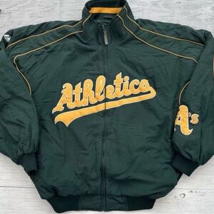 Majestic Authentic Collection Oakland Athletics Jacket.